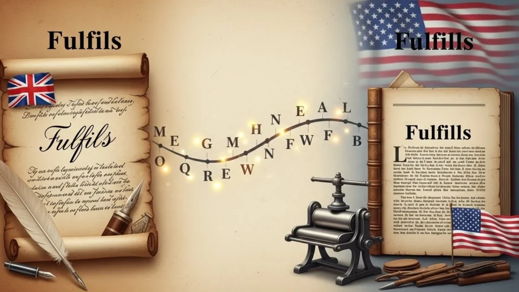 The Origin of Fulfils or Fulfills