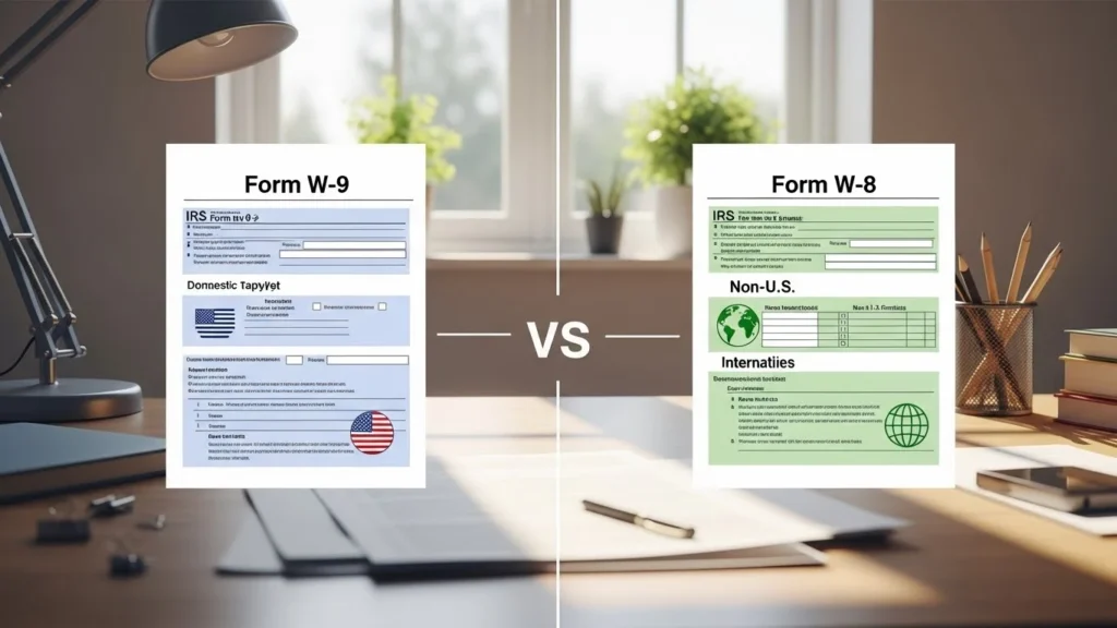Key Differences Between W9 and W8