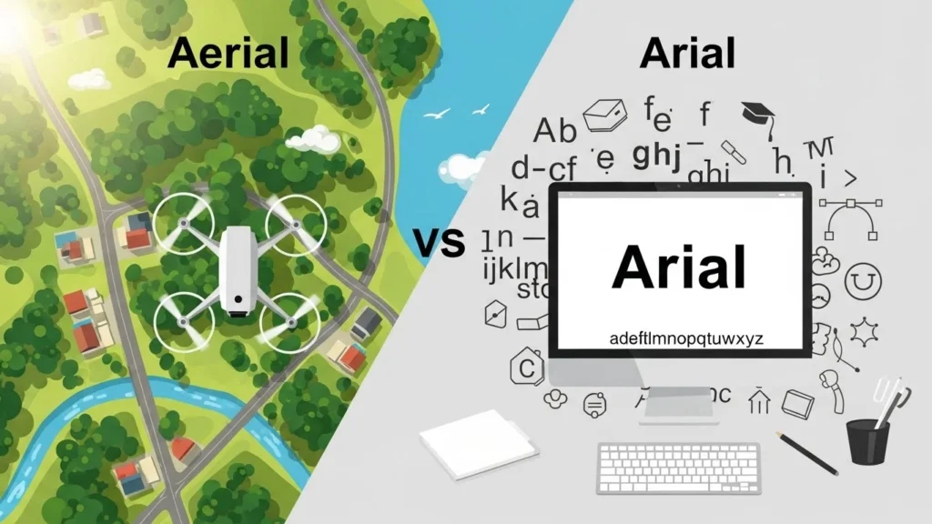 Aerial vs Arial: Side by Side Comparison