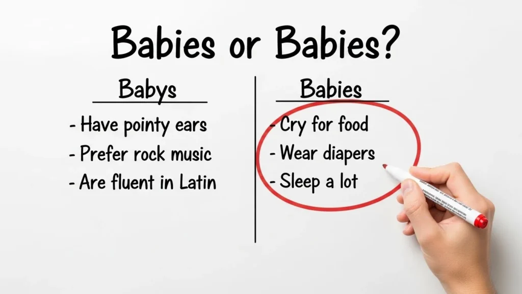Babys or Babies : Quick Answe
