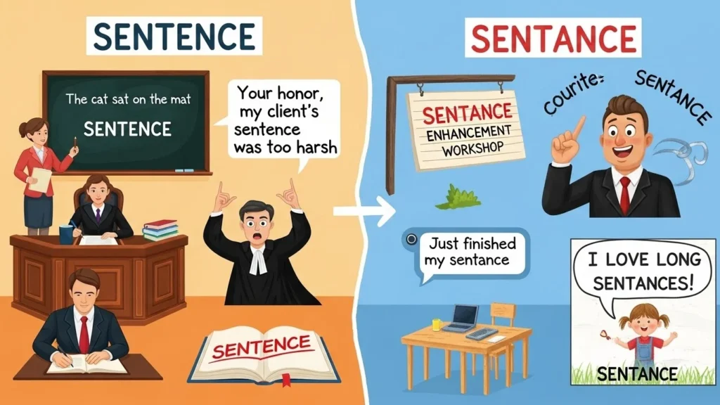 Sentence or Sentance in Everyday Examples