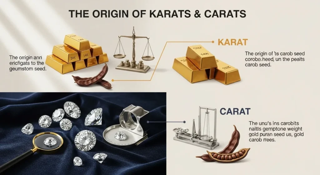 The Origin of Karats or Carats