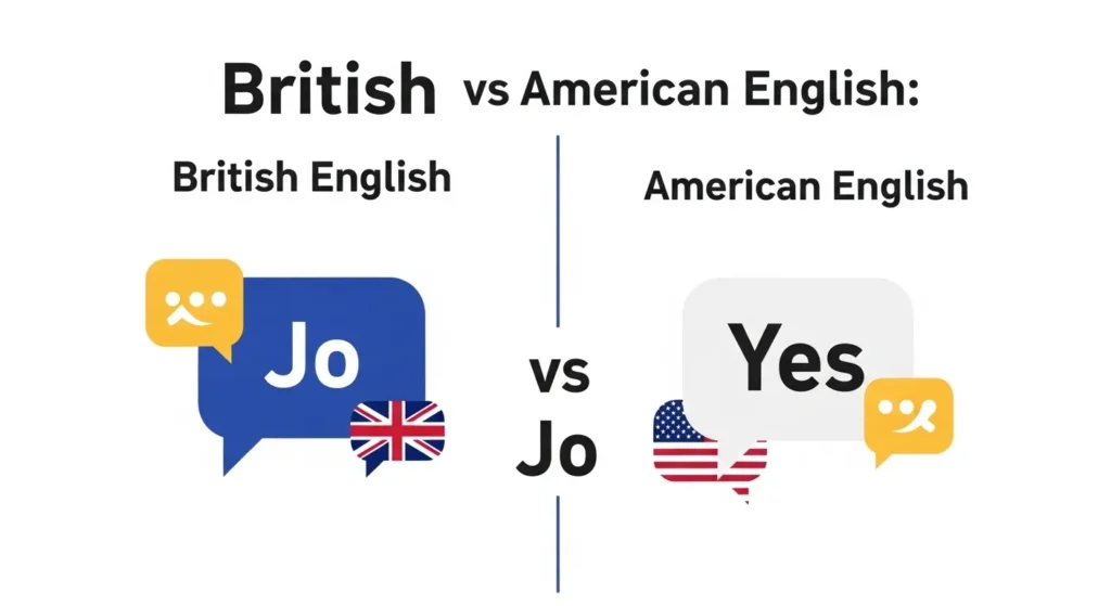British English vs American English Spelling yes or jo