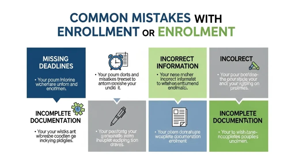 Common Mistakes with Enrollment or Enrolment