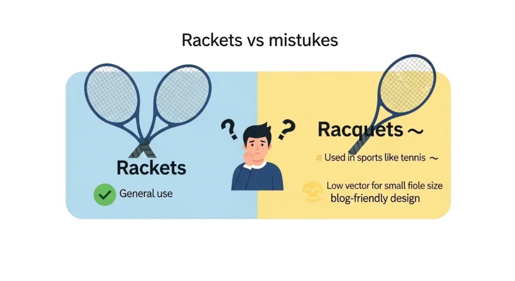 Common Mistakes with Rackets or Racquets