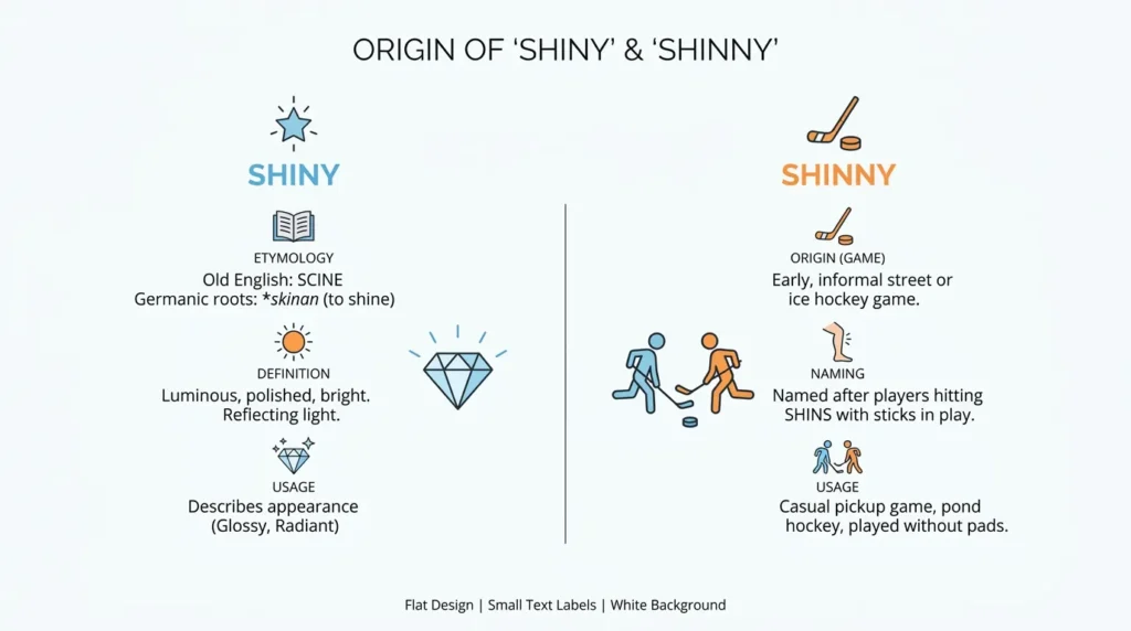 The Origin of Shinny and Shiny