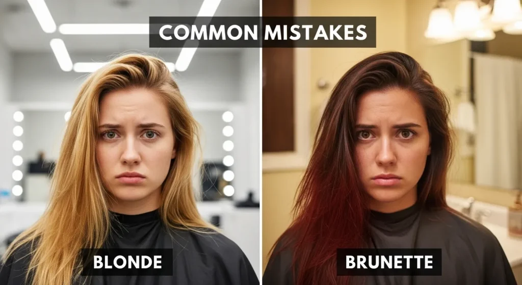 Common Mistakes with Blonde or Brunette