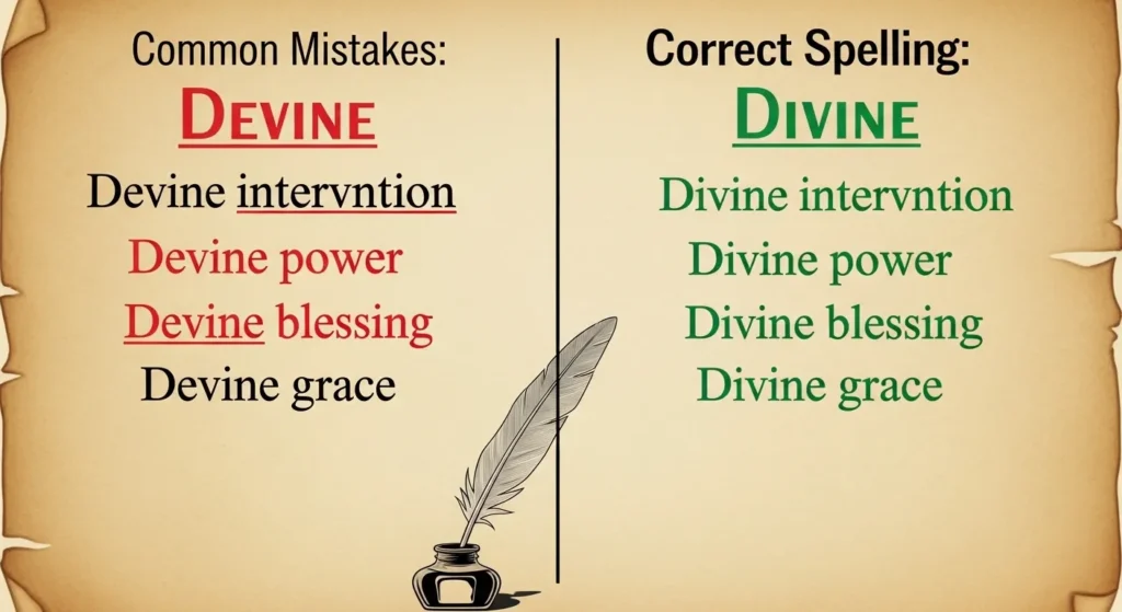Common Mistakes with Devine or Divine