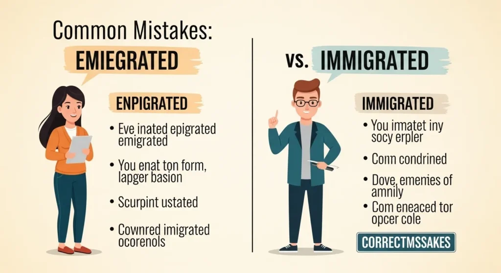 Common Mistakes with Emigrated or Immigrated