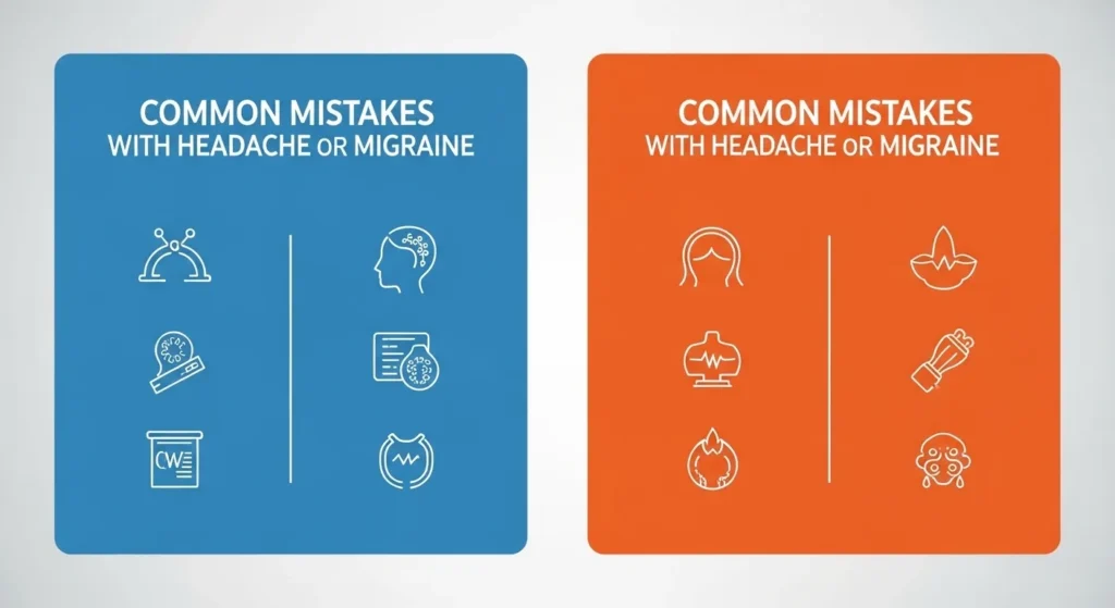 Common Mistakes with Headache or Migraine