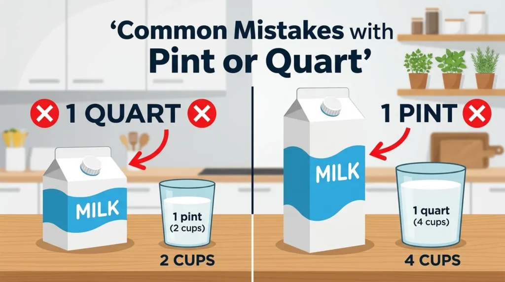Common Mistakes with Pint or Quart ❌