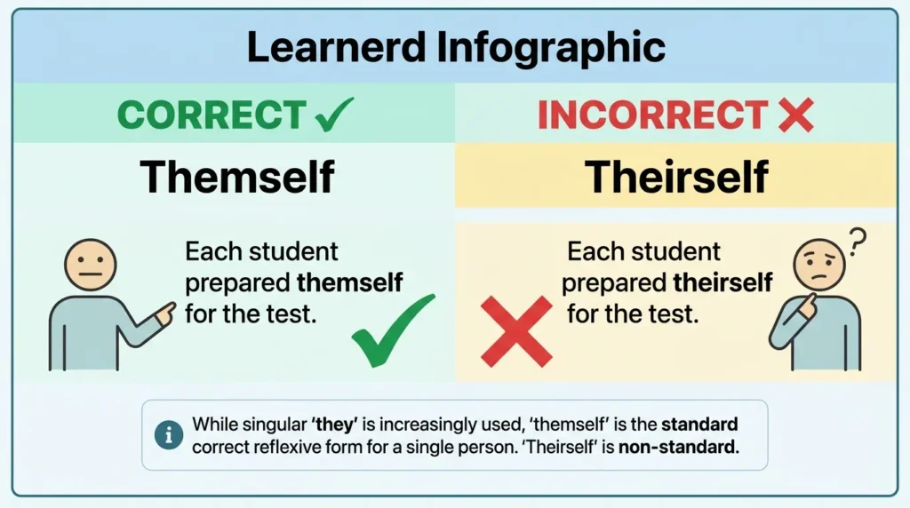 Common Mistakes with Theirself or Themself
