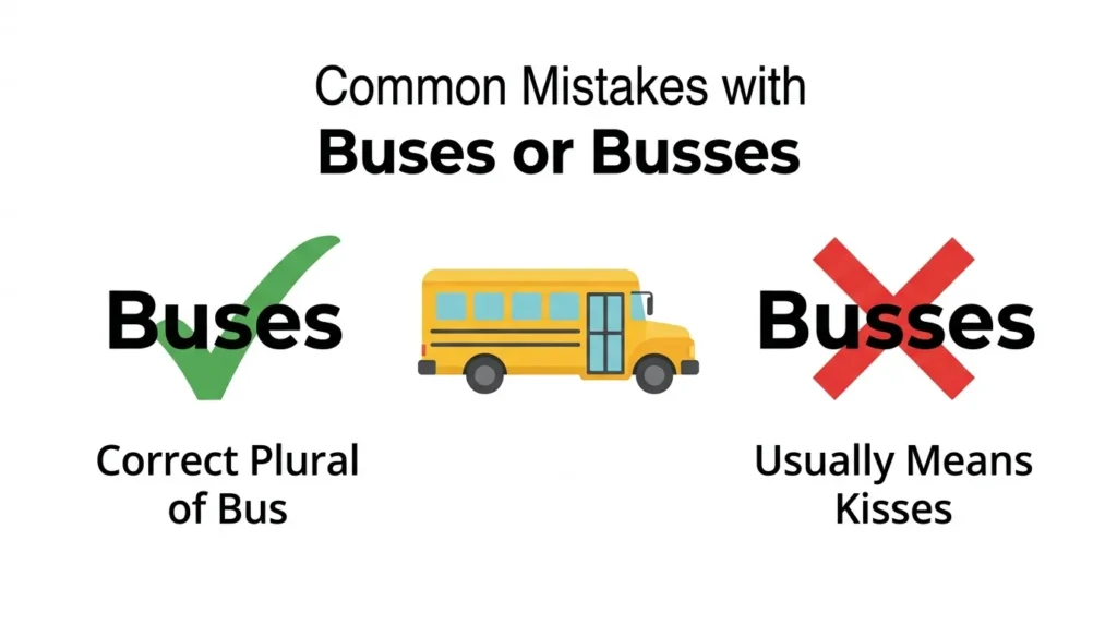 Common Mistakes with Buses or Busses