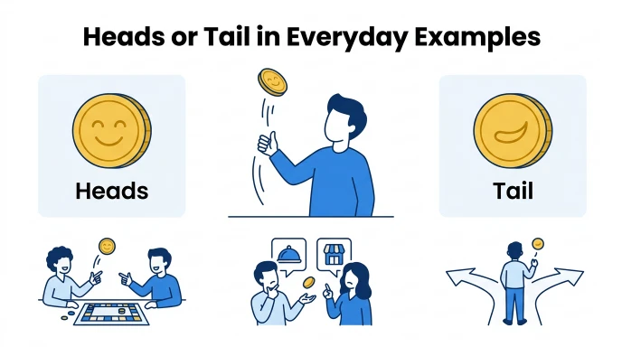 Heads or Tail in Everyday Examples