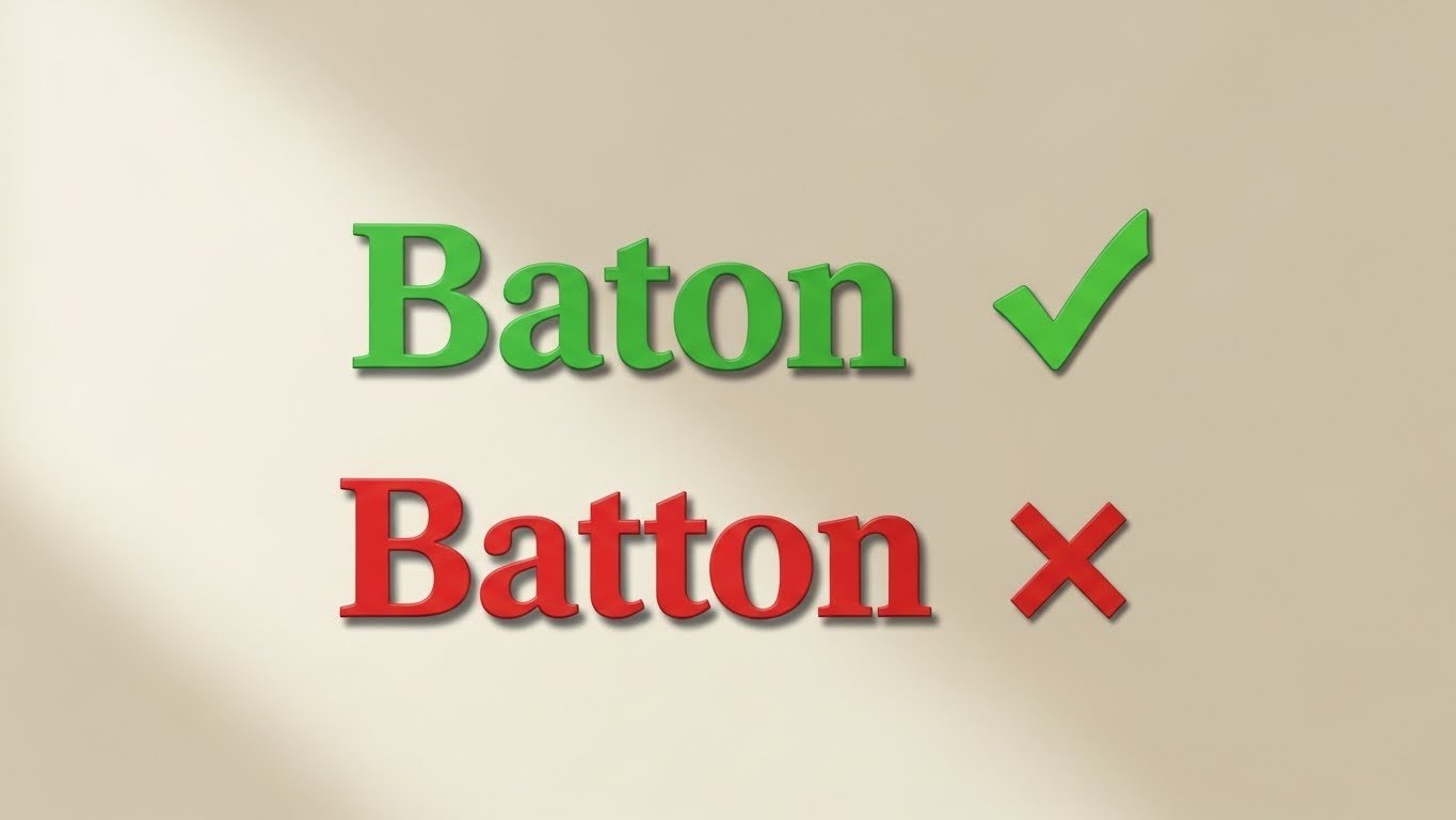 batton or baton