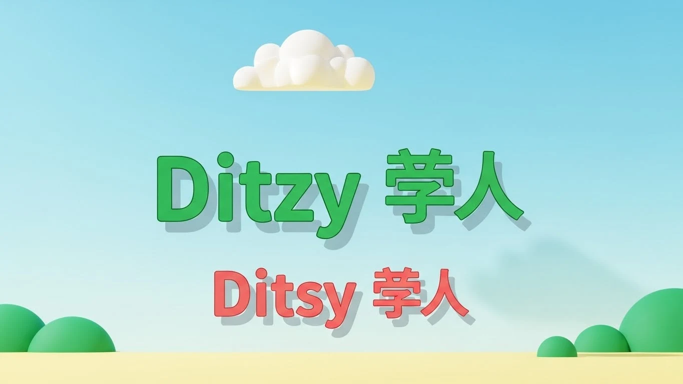 ditsy or ditzy