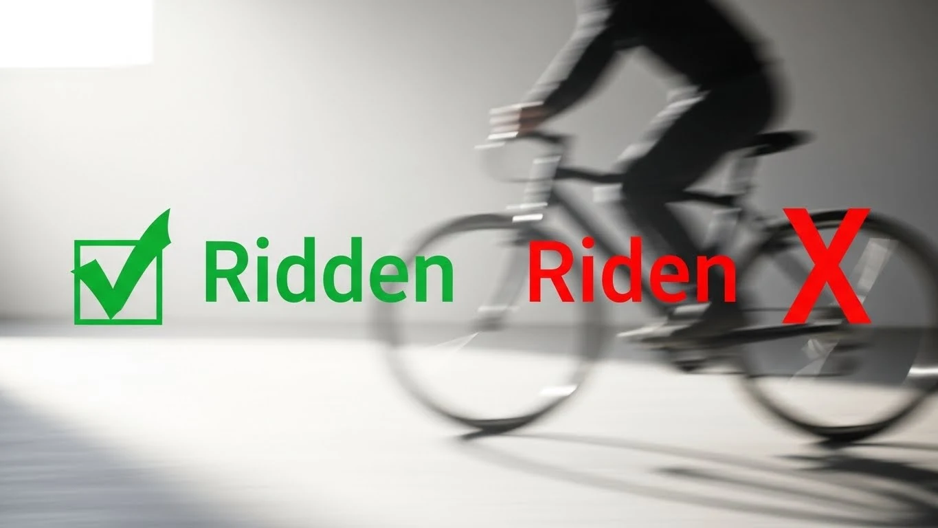riden or ridden