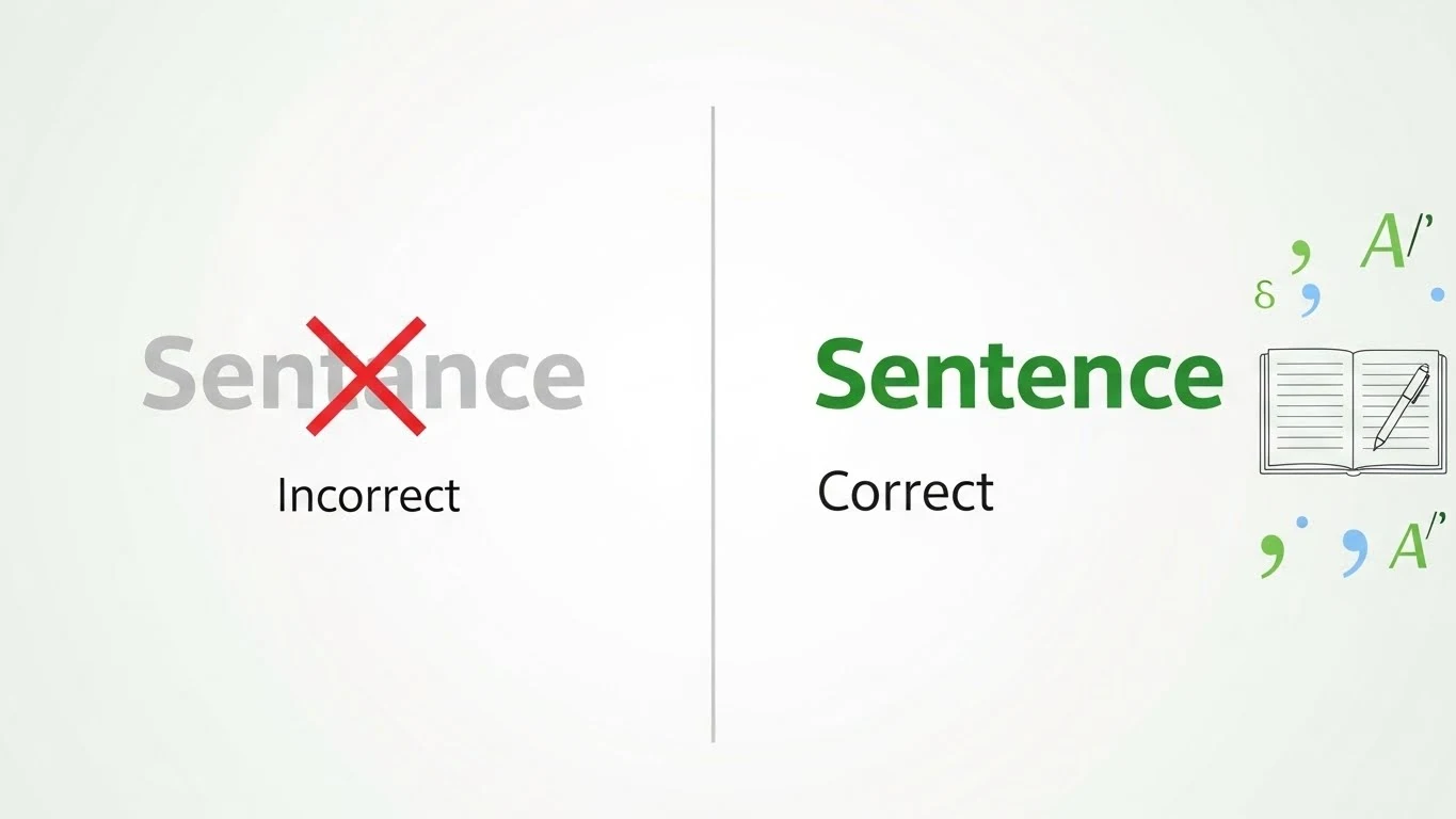 sentence or sentance