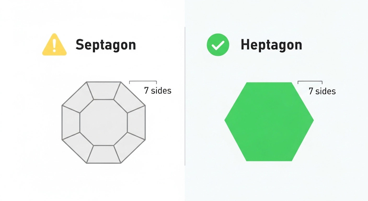 septagon or heptagon