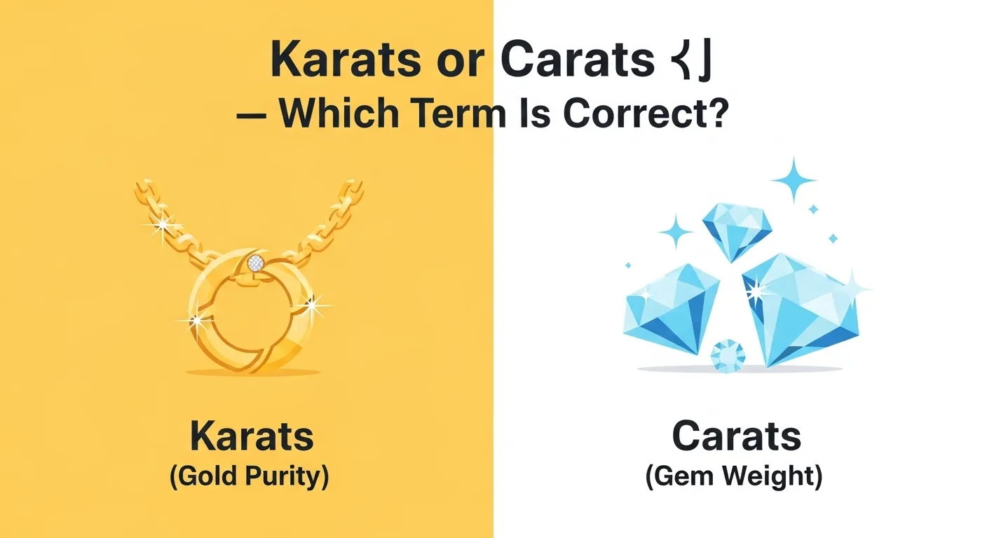 karats or carats