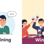 whining or wining