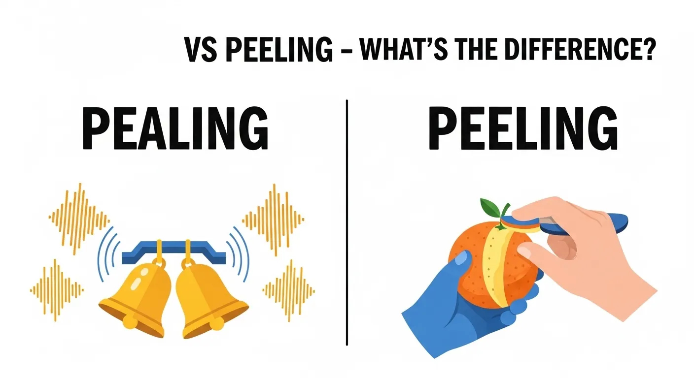 Pealing or Peeling