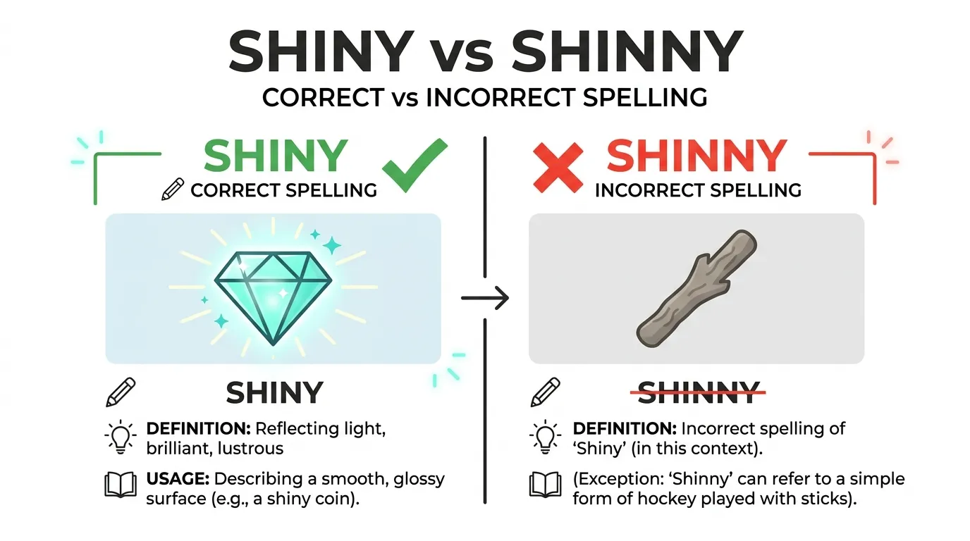 shinny or shiny