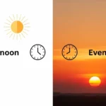 evening or afternoon