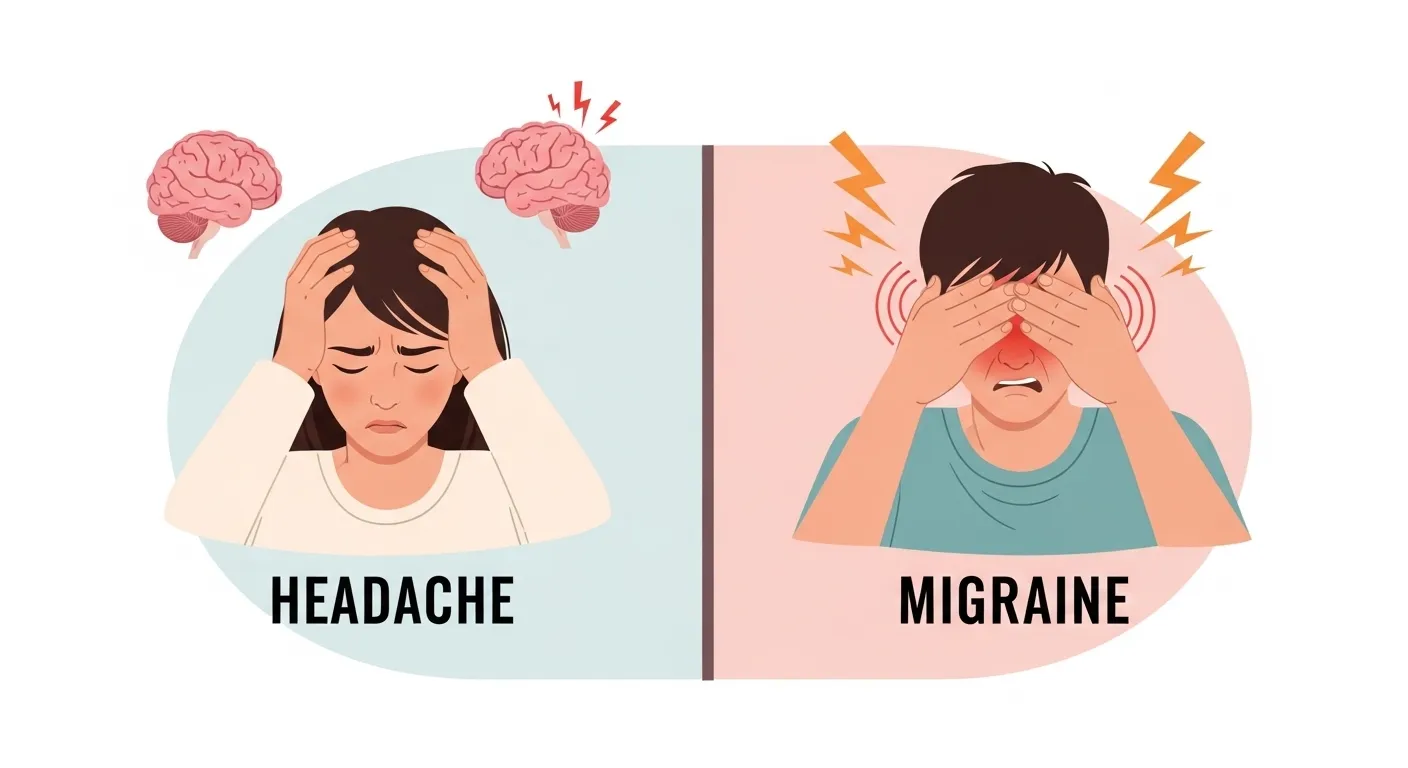 headache or migraine