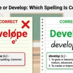 develope or develop