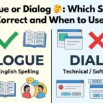 dialogue or dialog