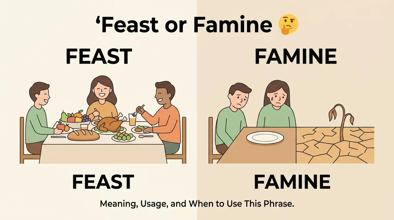 feast or famine