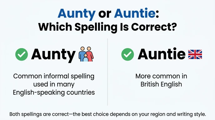 aunty or auntie