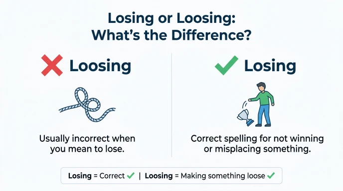 losing or loosing