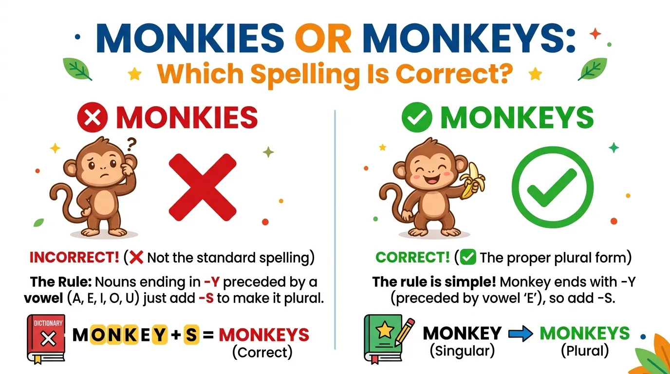monkies or monkeys