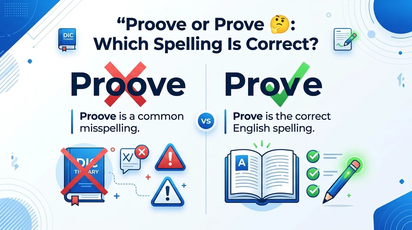 proove or prove