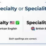 specialty or speciality